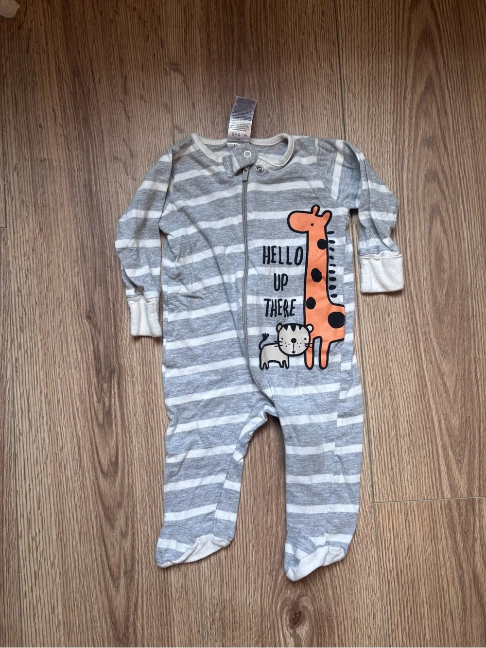Set of 3 GERBER baby footie pajamas